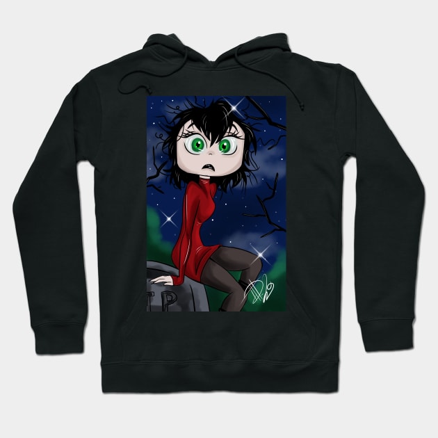 Gothic Vampire Girl Hoodie by OCDVampire